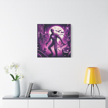 Load image into Gallery viewer, Halloween Wall Art, Spooky Canvas, Gothic Home Decor, Haunted House Decor, Mummy Artwork, Creepy Wall Hanging

