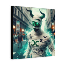 Load image into Gallery viewer, Canvas Print: Halloween Taurus Mummy
