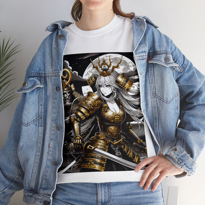 Samurai Cancer (F4) Unisex Heavy Cotton Tee