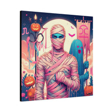 Load image into Gallery viewer, Canvas Art - Halloween Libra Astrology Mummy

