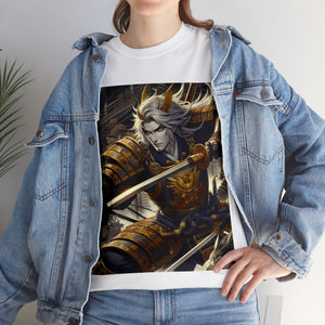 Samurai Cancer (1) Unisex Heavy Cotton Tee