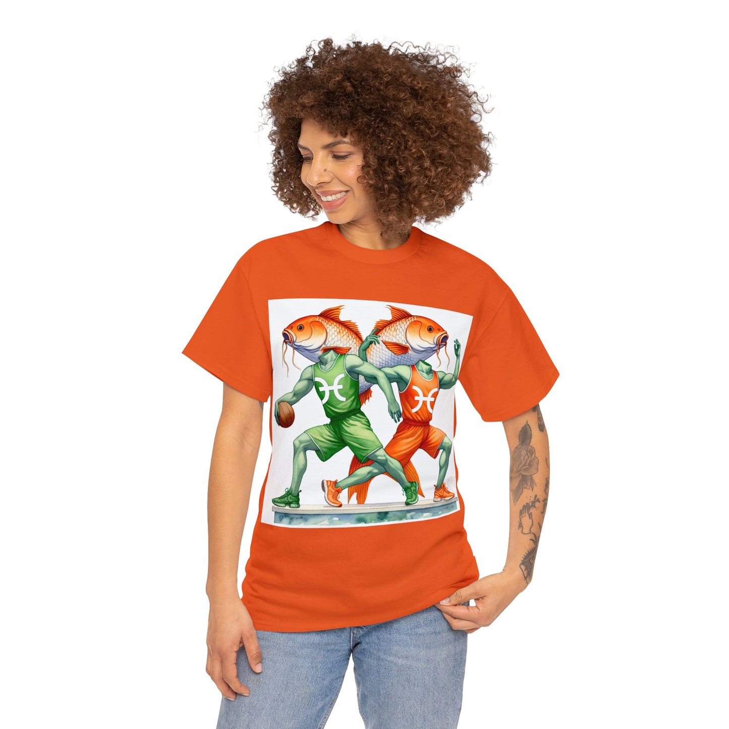 Team Pisces (3) Unisex Heavy Cotton Tee