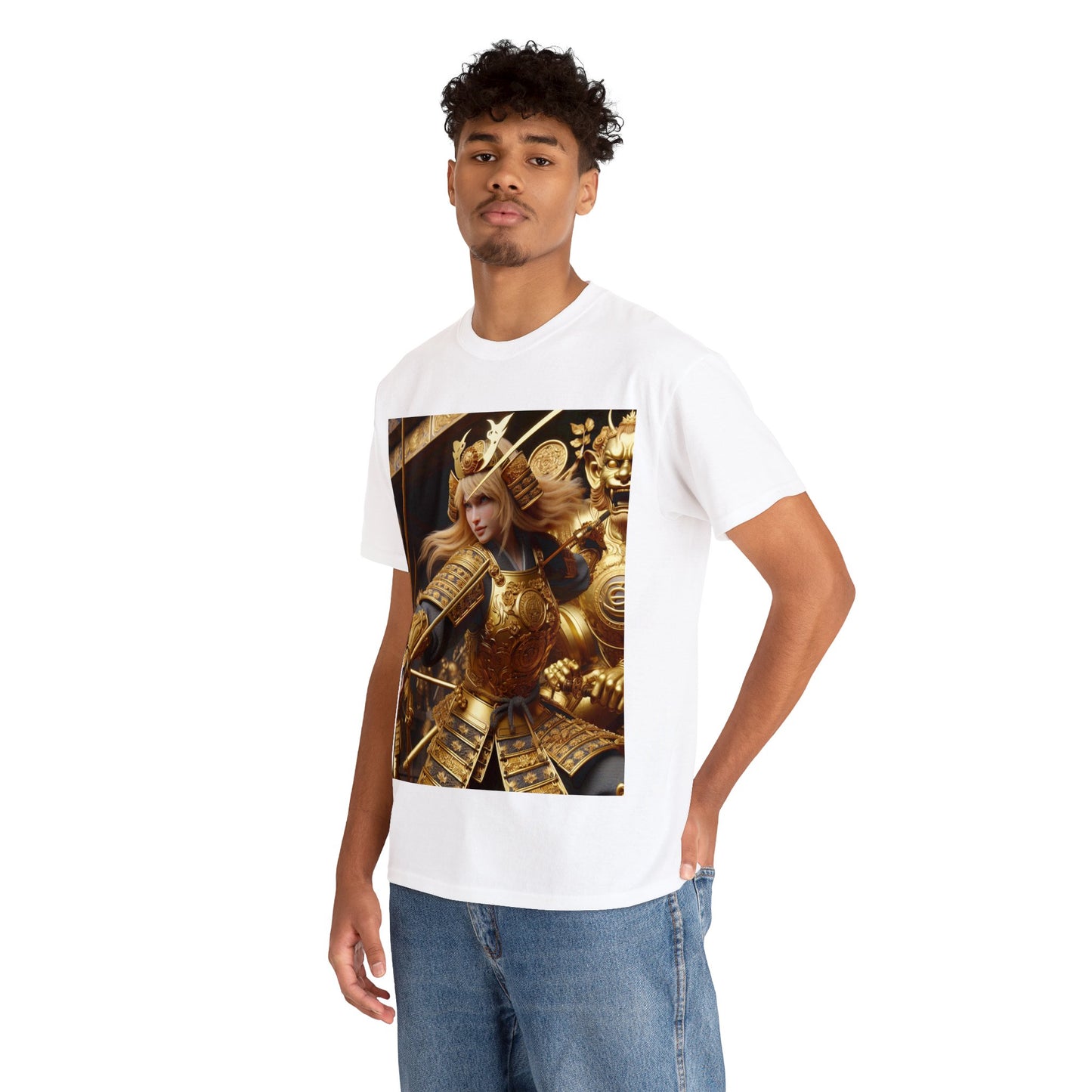 Samurai Leo (F2) Unisex Heavy Cotton Tee