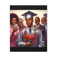 Load image into Gallery viewer, Graduation Celebration Canvas Art, Family Portrait, Graduation Gift, Wall Decor, Home Decoration, College Graduation
