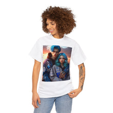 Load image into Gallery viewer, Unisex Aquarius Couple (1) Heavy Cotton Tee
