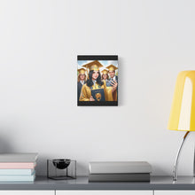 Load image into Gallery viewer, Graduation Canvas Print, Custom Wall Art for Grads, Personalized Home Decor, Graduate Gift, Modern Stretched Canvas, Graduation Celebration
