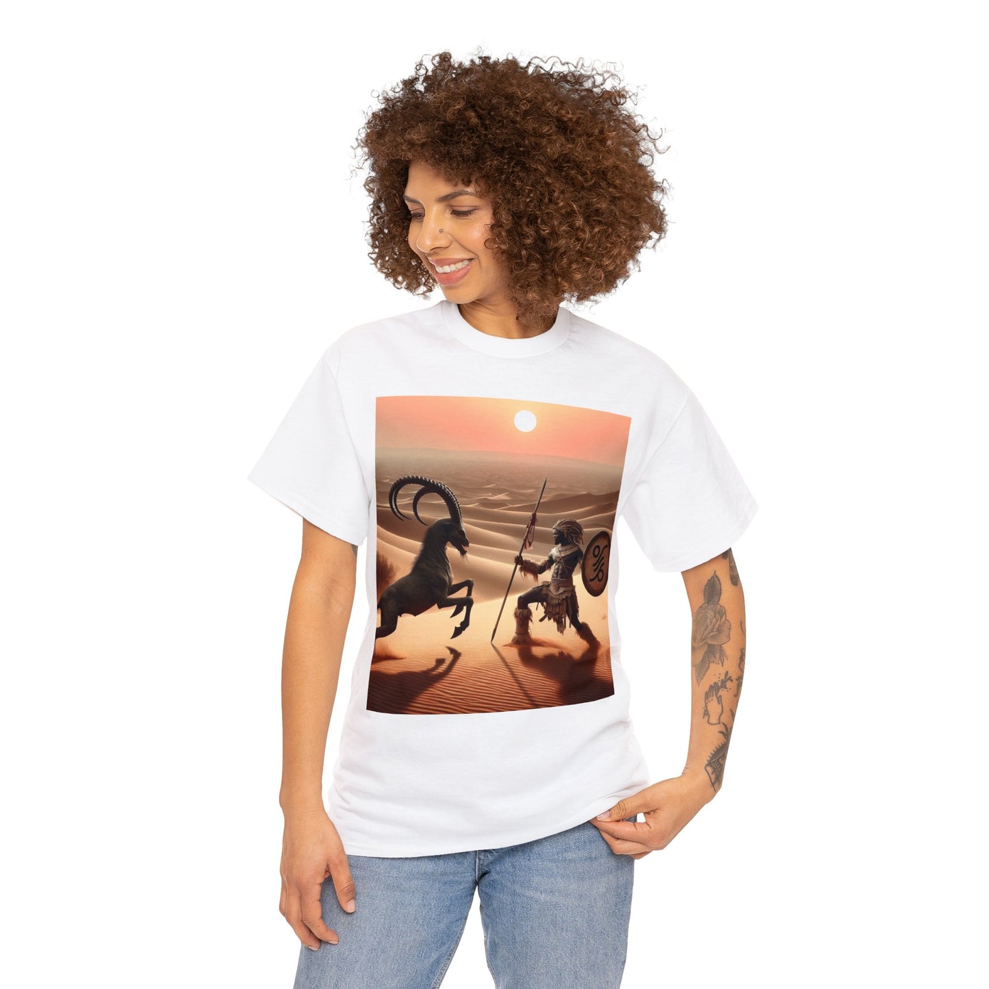 Capricorn Zulu (3) Unisex Heavy Cotton Tee