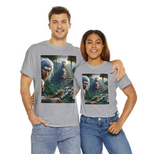 Load image into Gallery viewer, Cancer Aztec (3) Unisex Heavy Cotton Tee
