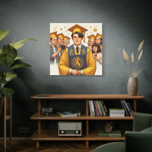 Graduation Canvas Art, Wall Décor, Gift for Grads, Celebration Artwork, Inspirational Home Decor