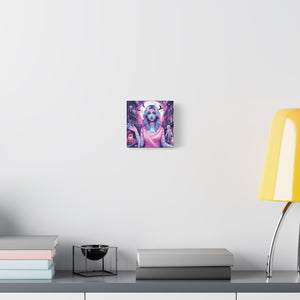 Halloween Art Canvas, Spooky Decor, Wall Art, Halloween Decoration, Witch Artwork, Gifts for Her