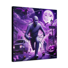 Load image into Gallery viewer, Canvas Wall Art - Halloween Sagittarius Mummy Astrology
