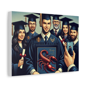 Graduation Canvas Wall Art, Perfect Gift for Graduates, Customizable Graduation Gift, College Decor, Graduation Celebration Decor