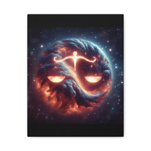 Load image into Gallery viewer, Cosmic Balance Wall Art, Celestial Scales Canvas, Astrology Decor, Universe Inspired Home Decor, Gift for Libra Enthusiasts
