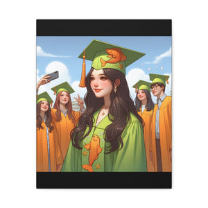 Graduation Canvas Art, Unique Gift for Grads, Home Decor, Wall Art, Motivational Art