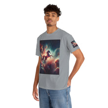 Load image into Gallery viewer, Sagittarius Galactic Unicorn Tee - Unisex Cotton T-Shirt for Cosmic Lovers, Fantasy Fans, Trendy Apparel, Astral War Merch, Gift for All Occasions
