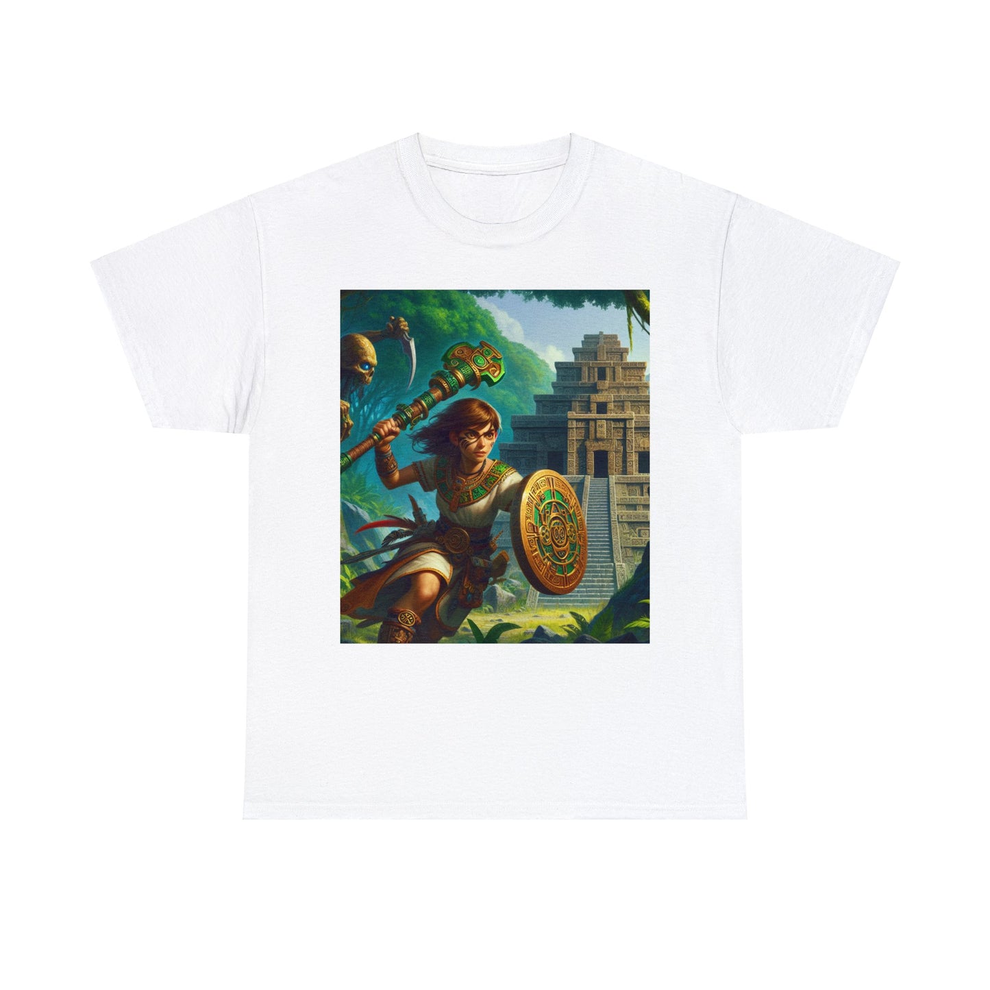 Virgo Aztec (F1) Unisex Heavy Cotton Tee