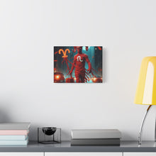 Load image into Gallery viewer, Canvas Wall Art, Aries Decor, Zodiac Gift, Home Wall Decor, Astrological Artwork
