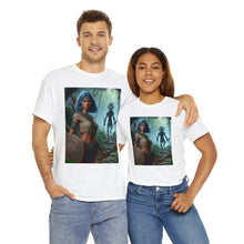 Load image into Gallery viewer, Aquarius Aztec (F4) Unisex Heavy Cotton Tee
