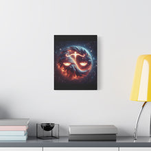 Load image into Gallery viewer, Cosmic Balance Wall Art, Celestial Scales Canvas, Astrology Decor, Universe Inspired Home Decor, Gift for Libra Enthusiasts
