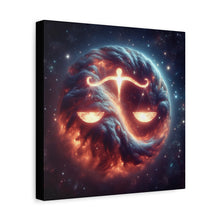 Load image into Gallery viewer, Cosmic Balance Wall Art, Celestial Scales Canvas, Astrology Decor, Universe Inspired Home Decor, Gift for Libra Enthusiasts

