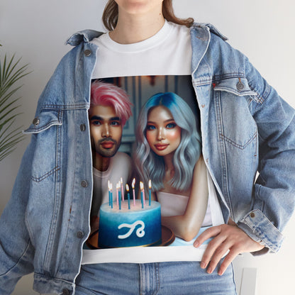 Libra Birthday (3) Unisex Heavy Cotton Tee