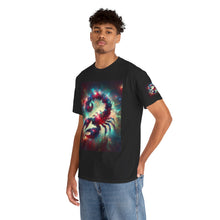 Load image into Gallery viewer, Cosmic Scorpion Tee | Unisex Heavy Cotton Tee | Astrowar Graphic Tees | Space Lover Apparel | Unique Astrology Shirt | Gift for Star [...]

