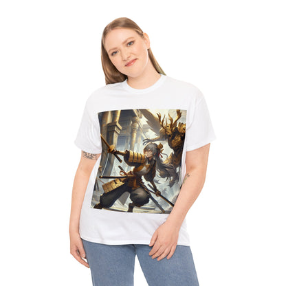 Samurai Capricorn (F4) Unisex Heavy Cotton Tee