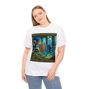 Aquarius Aztec (4) Unisex Heavy Cotton Tee