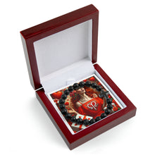 Load image into Gallery viewer, My Aries Valentine (2) Cross Bead Bracelet
