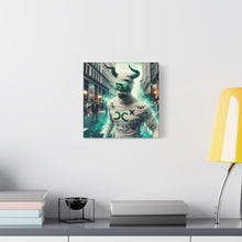 Load image into Gallery viewer, Canvas Print: Halloween Taurus Mummy
