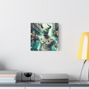Canvas Print: Halloween Taurus Mummy