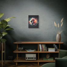 Load image into Gallery viewer, Cosmic Lion Canvas Wall Art, Abstract Lion Decor, Celestial Prints, Space Animal Artwork, Dreamy Home Decor
