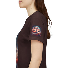 Load image into Gallery viewer, Cosmic Libra Justice Tee, Celestial Balance Shirt, Astrology Themed T-Shirt, Gift for Science Lovers, Unisex Heavy Cotton Tee
