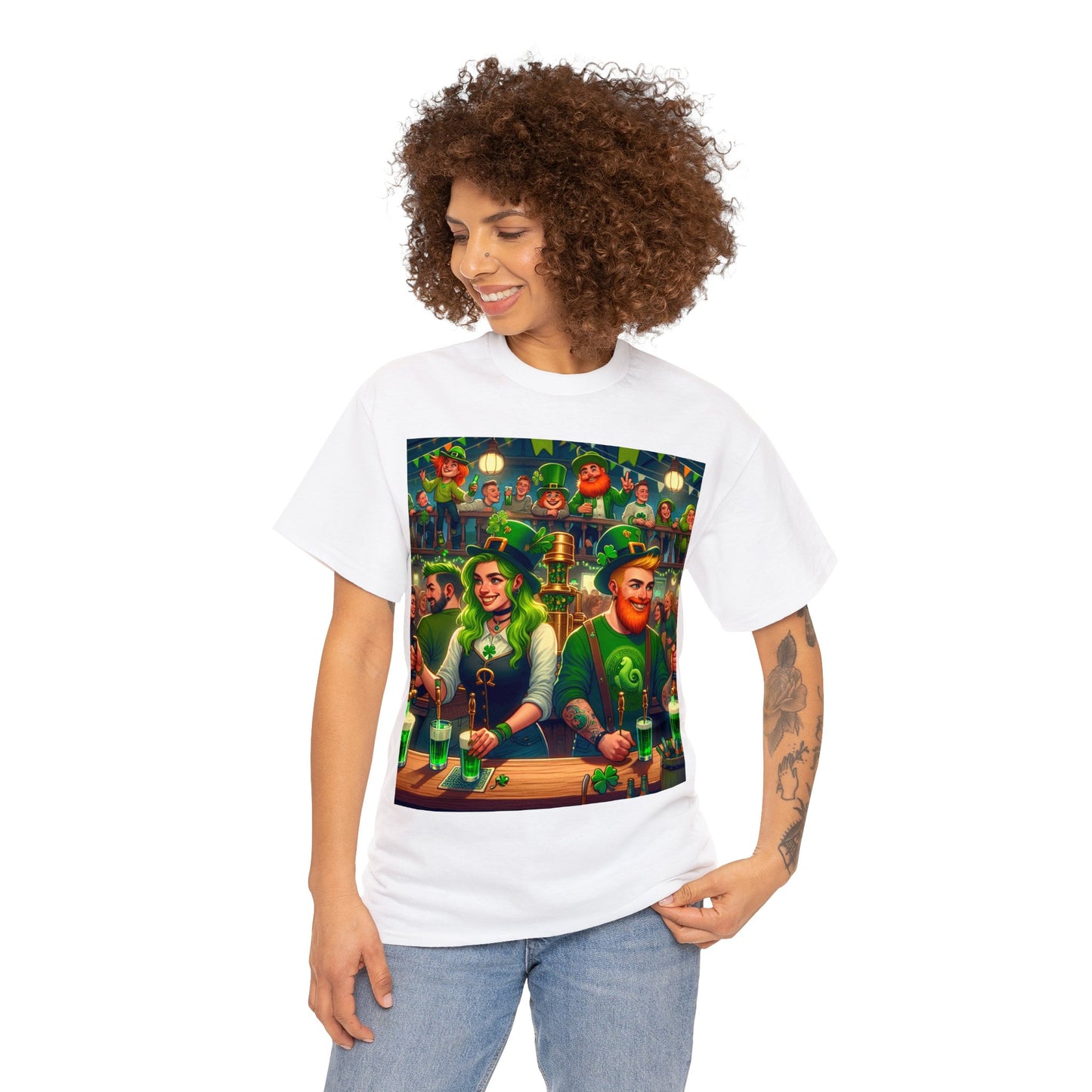 St. Patrick's Day (11) Unisex Heavy Cotton Tee