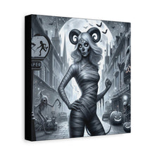 Load image into Gallery viewer, Canvas Print - Halloween Capricorn Astrology Mummy
