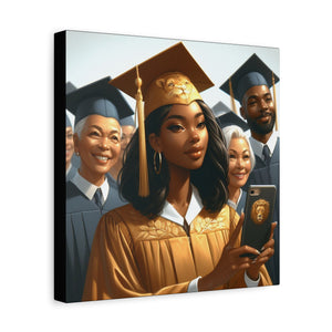 Graduation Canvas Art, Graduation Gift for Her, High School Graduation Decor, College Grad Wall Art, Inspirational Graduation Gift