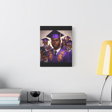 Load image into Gallery viewer, Celebrate Graduation with Custom Matte Canvas Art, Graduation Gift, Home Decor, Wall Art, Unique Graduation Keepsake
