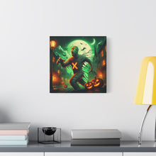 Load image into Gallery viewer, Spooky Halloween Wall Art Canvas, Mummy Decor for Fall, Halloween Party Decoration, Frightening Home Decor, Unique Gift Idea

