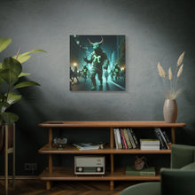 Load image into Gallery viewer, Mystical Taurus Canvas Wall Art, Zodiac Decor, Home Wall Decoration, Gift for Astrology Lovers, Unique Art Piece
