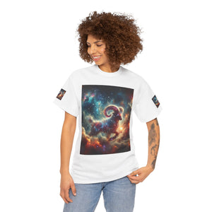 Aries Celestial Astrology Tee - Unisex Short Sleeve Shirt, Cosmic T-Shirt, Horoscope Apparel, Astrology Gift, Zodiac Wear