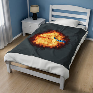 Astro War Velveteen Plush Blanket