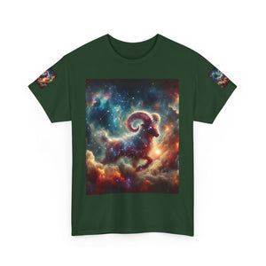 Aries Celestial Astrology Tee - Unisex Short Sleeve Shirt, Cosmic T-Shirt, Horoscope Apparel, Astrology Gift, Zodiac Wear