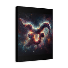 Load image into Gallery viewer, Celestial Taurus Canvas Print, Astrological Wall Art, Zodiac Decor, Horoscope Gift, Unique Home Decoration
