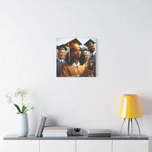 Load image into Gallery viewer, Graduation Canvas Art, Graduation Gift for Her, High School Graduation Decor, College Grad Wall Art, Inspirational Graduation Gift
