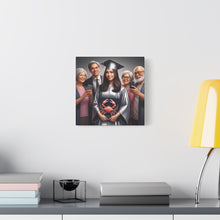 Load image into Gallery viewer, Graduation Canvas Art, Crab Themed Stretched Wall Decor, Perfect Gift for Graduates, Personalized Keepsake for Celebrations, Home [...]
