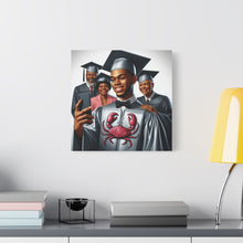 Load image into Gallery viewer, Graduation Celebration Canvas Wall Art, Family Graduation Gift, Custom Graduate Canvas, Home Decor for Graduates, Graduation [...]
