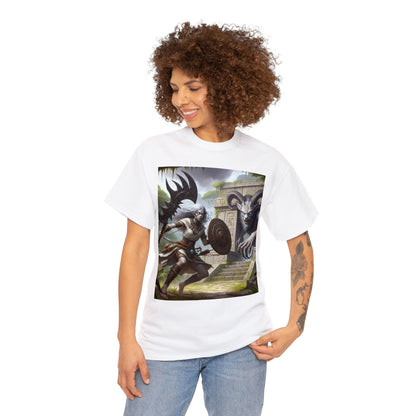 Capricorn Aztec (F2) Unisex Heavy Cotton Tee