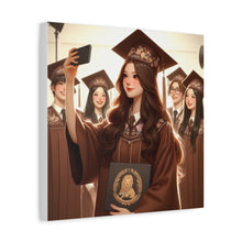 Load image into Gallery viewer, Graduation Canvas Print, Inspirational Wall Art for Graduates, Home Decor, Gift for Her, College Graduation, Motivational Decor
