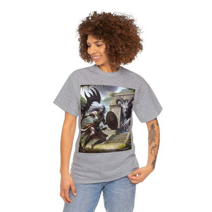 Capricorn Aztec (F2) Unisex Heavy Cotton Tee