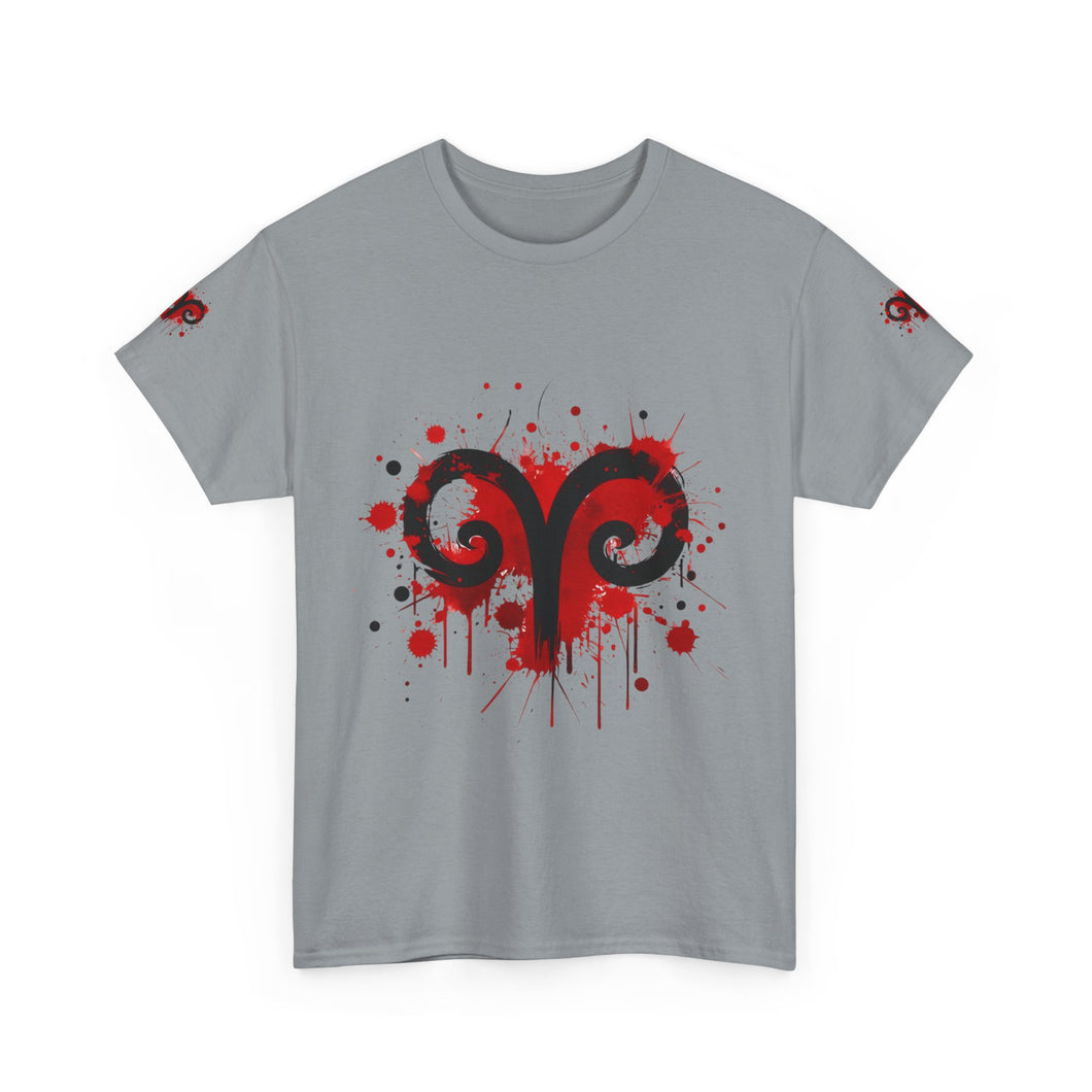 Edgy Aries Graphic Tee, Astrology Shirt, Perfect Gift for Zodiac Lovers, Unisex Cotton Top, Stylish Casual Wear